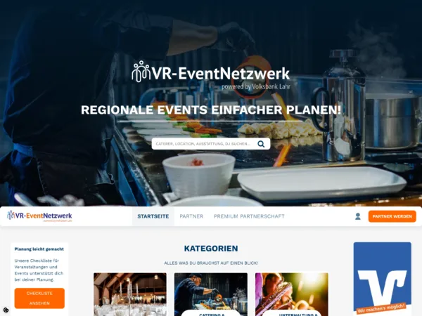 Webportal VR-EventNetzwerk