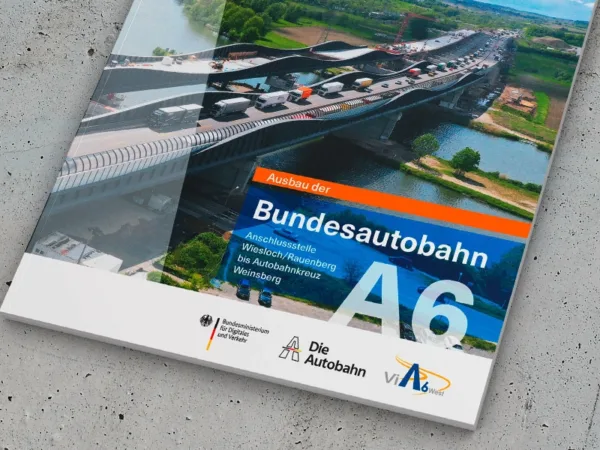 Bildband zum Ausbau der Bundesautobahn A6